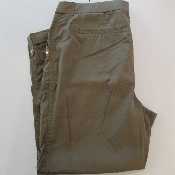 Chico's Olive Green Cotton/Nylon Pants Size 2P (Size 12 petite) - Picture 8 of 15
